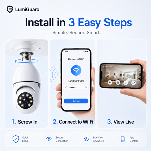 LumiGuard 360° Smart Light Socket Camera (Copy)