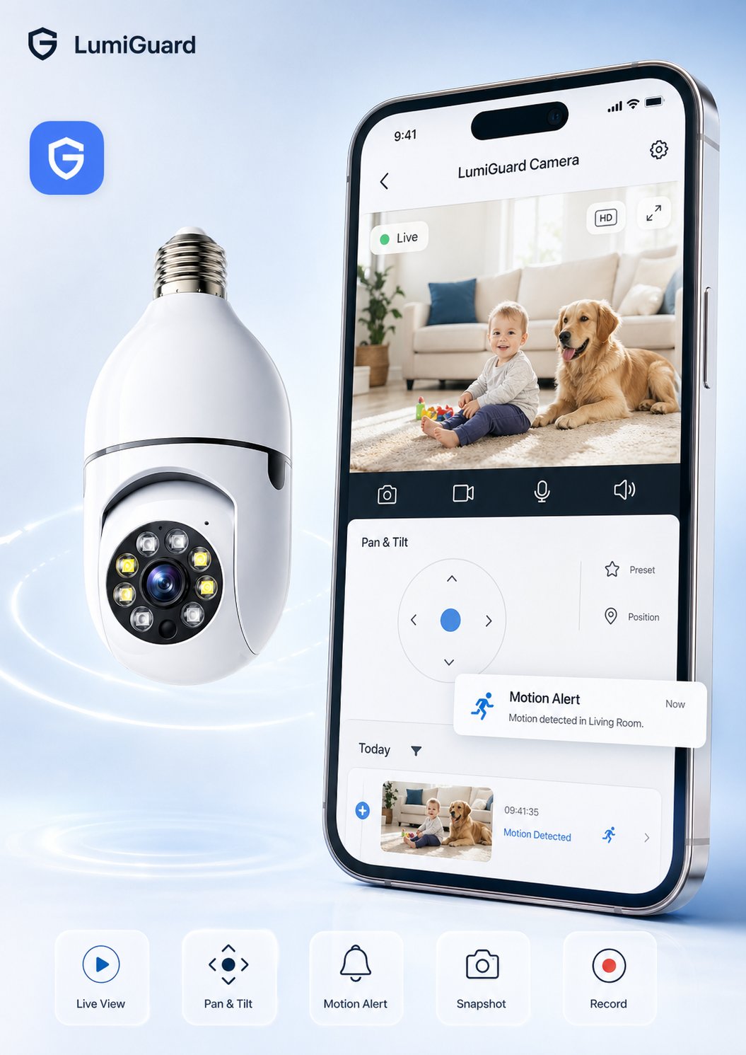 LumiGuard check in from anywhere